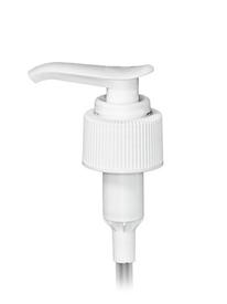 24-410 White Lotion Pump with Ribbed Surface