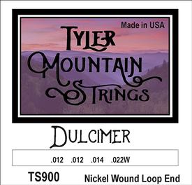 Tyler Mountain TS900 Dulcimer Strings-Nickel Wound Loop End