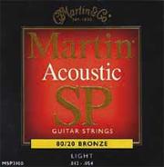 Martin MSP3100 Studio Performance Bronze Light Acoustic Strings Martin MSP3100 Studio Performance Bronze Light Acoustic Strings