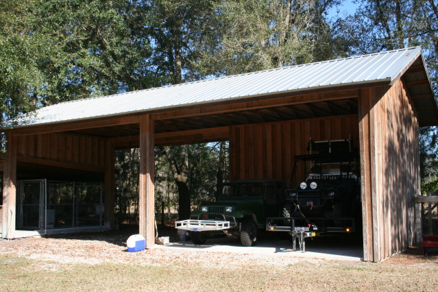 Small Pole Barns and Sheds