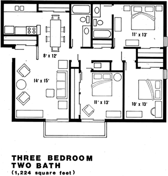 Country Village - 3 Bed 2 Bath