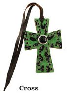 Green Cheetah Hair on Hide Cross.JPG
