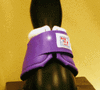 Purple Bar F Light Up Bell Boots