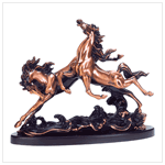 Horses at Seaside Statue