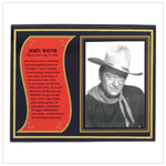 John Wayne Biography Plaque