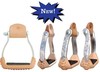 Aluminum Barrel Racing Stirrups with Rhinestones