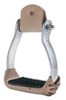 Aluminum Barrel Racing Stirrup with Silver Finish