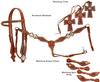 Diamonds and Rhinestones Floral Horse Tack Collection  by Ozark Leather