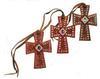 Diamonds and Rhinestones Floral Crosses by Ozark Leather