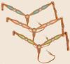 Faux Ostrich Inlay Breastcollar by Ozark Leather