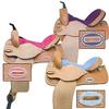 Honeycomb Tooled Barrel/Pleasure Saddle by Alamo Saddlery