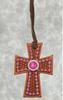 Pink/Purple Cross by Ozark Leather