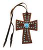 Turquoise Accent Cross by Ozark Leather