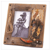 Weathered Western Photo Frame