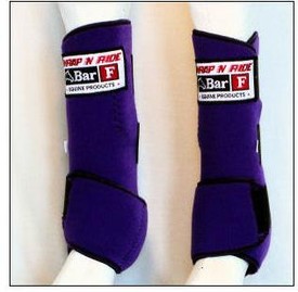 Bar F Wrap n Ride Boots, pair