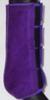 Bar F Purple Split Leather Hind Gallop Boots