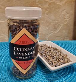 Culinary Lavender-Sweet Hidcote - 4 oz. Glass Spice Jar