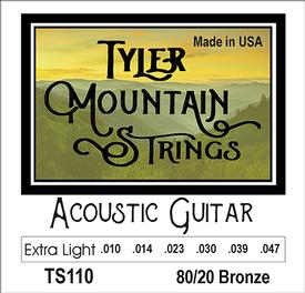 Tyler Mountain TS110 Acoustic Guitar Strings Extra Light- 80/20 Bronze