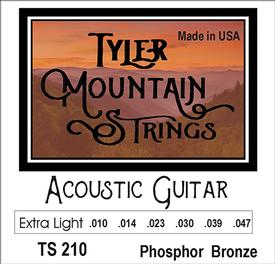 Tyler Mountain TS210 Acoustic Guitar Strings Extra Light-Phosphor Bronze