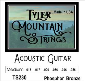 Tyler Mountain TS230 Acoustic Guitar Strings Medium-Phosphor Bronze