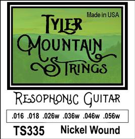 Tyler Mountain TS335 Resophonic Guitar Strings Nickel Wound