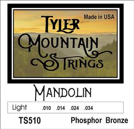 Tyler Mountain TS510 Mandolin Strings Light-Phosphor Bronze Loop End