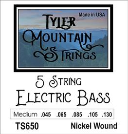 Tyler Mountain Electric 5-String Bass Strings-Medium-Nickel Wound